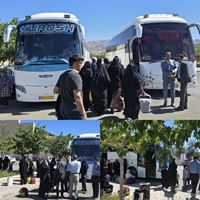 اعزام کاروان رهروان روح‌الله دانشگاه علوم پزشکی بیرجند به مرقد امام خمینی (ره)